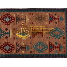 Ковер килим в скандинавском стиле, ручная работа, шерсть, список, квадратная Турецкая шерсть, вязание