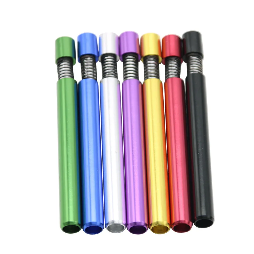

1PC High Quality Metal Pipes Tobacco Pipe Filter Smoking Pipe Smoke Narguile Ladies Smoking Pipe Spring Cigarette Holder