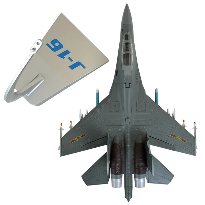 1/72 масштаб сплав самолета китайской ВВС J-16 multirole Fighter J16 детские игрушки Детский подарок для коллекции
