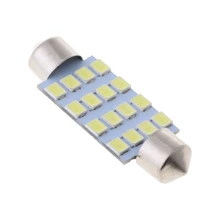 Белая автомобильная лампа 41 мм 16 светодиодный одов 3528 SMD|smd car|car