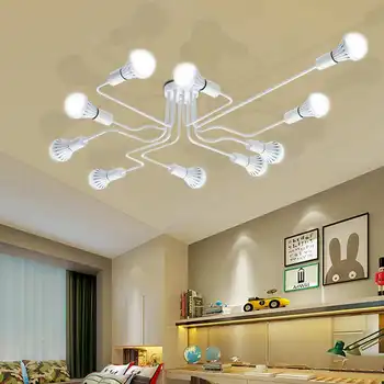 

E27 LED Modern Ceiling Chandelier Lighting 4/6/10 Heads Living Room Bedroom Chandeliers Home Lighting Fixtures vintage lamp