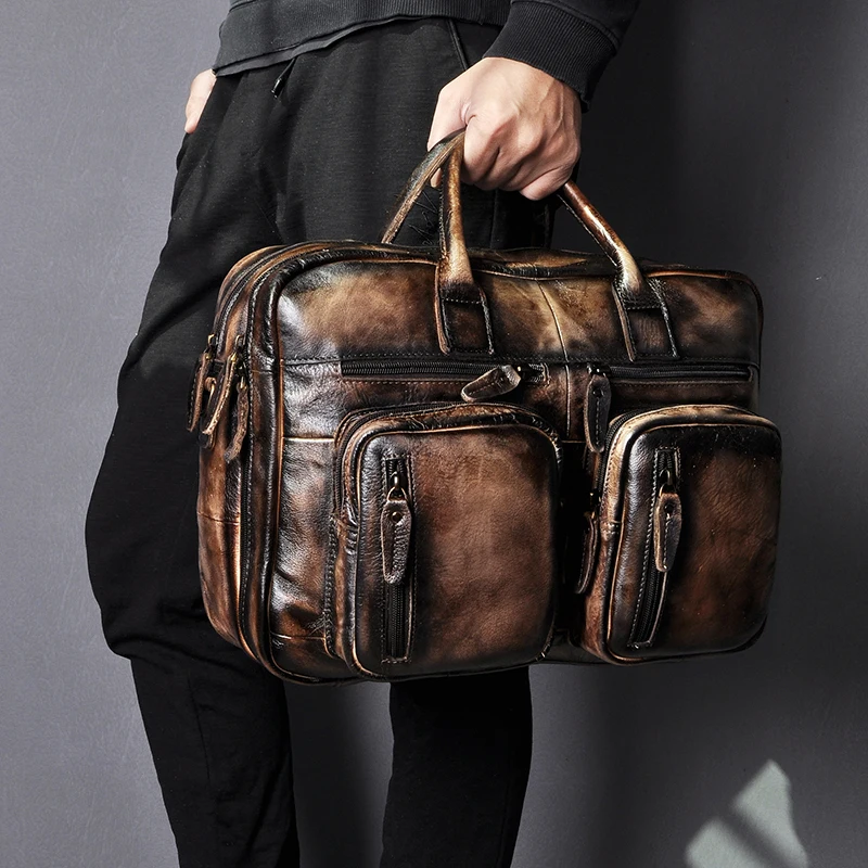 Originele Lederen Man Ontwerp Multifunctionele Purpose Maletas Maletin Bedrijfsaktentas 15 \Laptop Tas Tote Portfolio Tas K1013-dc Originele Lederen Man Ontwerp Multifunctionele Purpose Maletas Maletin Bedrijfsaktentas 15 \Laptop Tas Tote Portfolio Tas K1013-dc