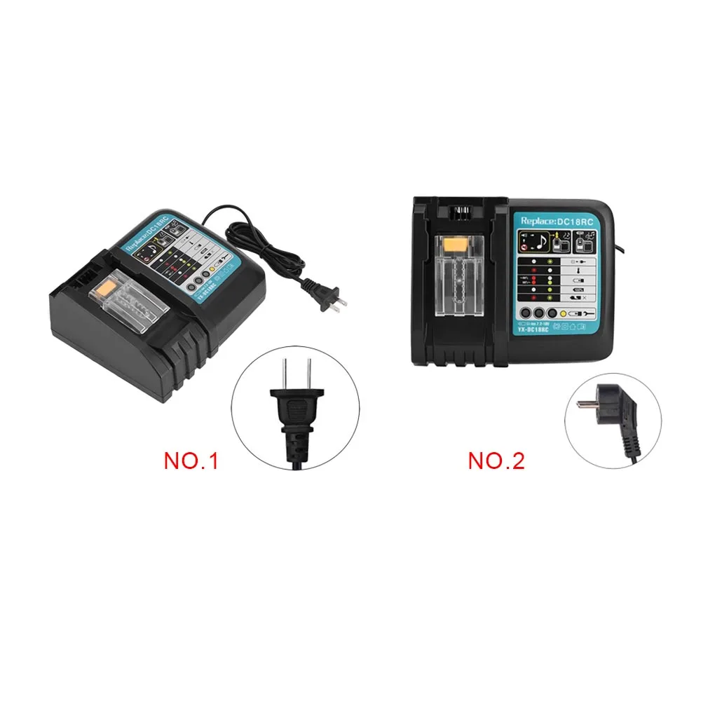 Сменное зарядное устройство для Makita 7,2-18 в DC18RA DC18RC, беспроводной электрический инструмент, зарядное устройство, инструмент для зарядки, вилка стандарта США/ЕС