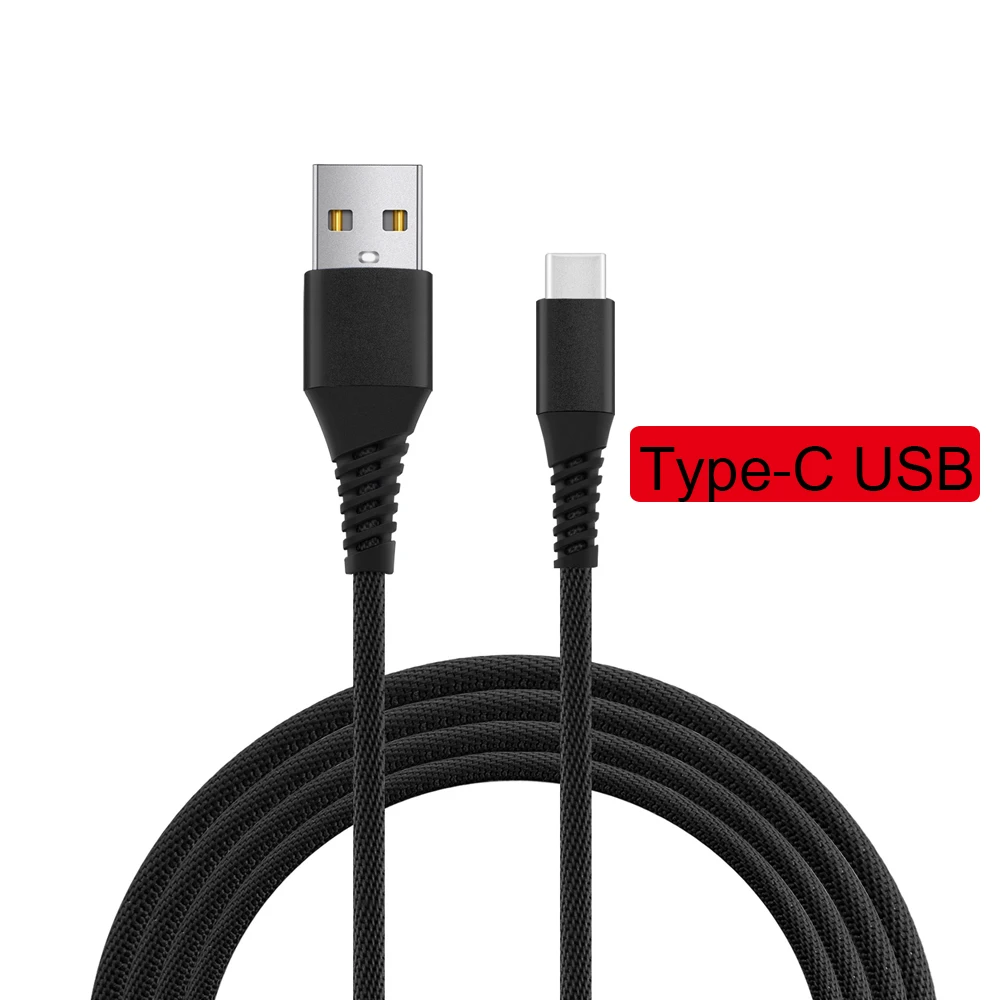 Black-TypeC Кабель для быстрой зарядки Micro type-C usb type C USBC Micro USB C кабель для зарядки телефона кабель для передачи данных 2.1A 1 м высокая скорость зарядки - Цвет: Black-TypeC