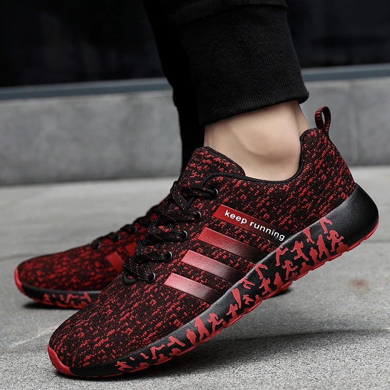 Günstig 2019 neue Herbst Mode Männer Flyweather Comfortables Atmungs Nicht leder Lässig Leichte Plus Größe 47 Jogging Schuhe männer 39S