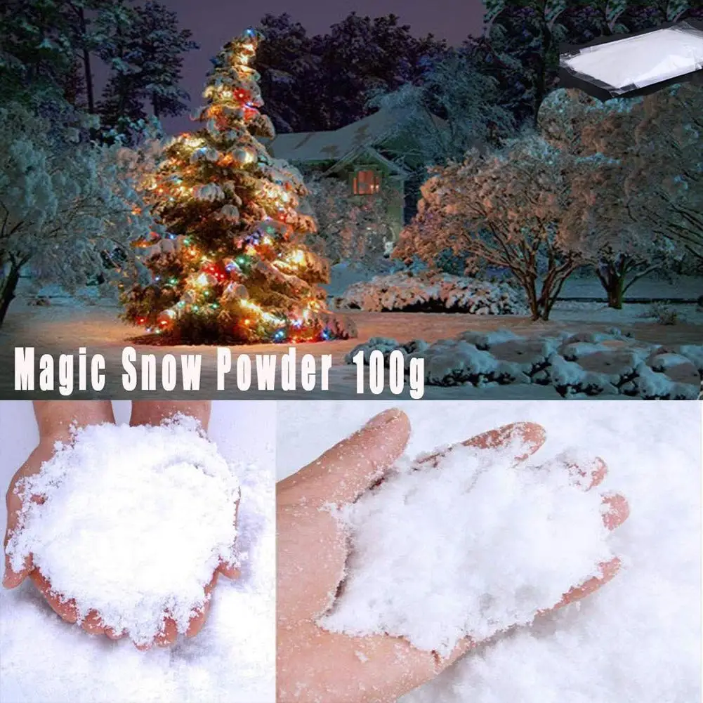 100 200g Christmas Decorations Simulated Snowflakes Snow Powder