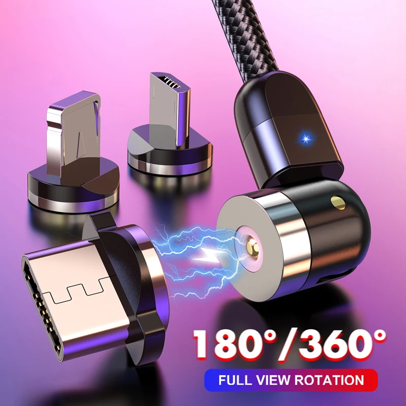 Магнитный usb-кабель для быстрой зарядки кабель Type-C магнитное зарядное устройство