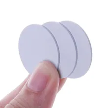 1 pces/10 pces em4305 t5577 proximidade 125khz rfid cartão de cópia regravável reescrever em id 25mm diâmetro redondo moeda pvc disco tag