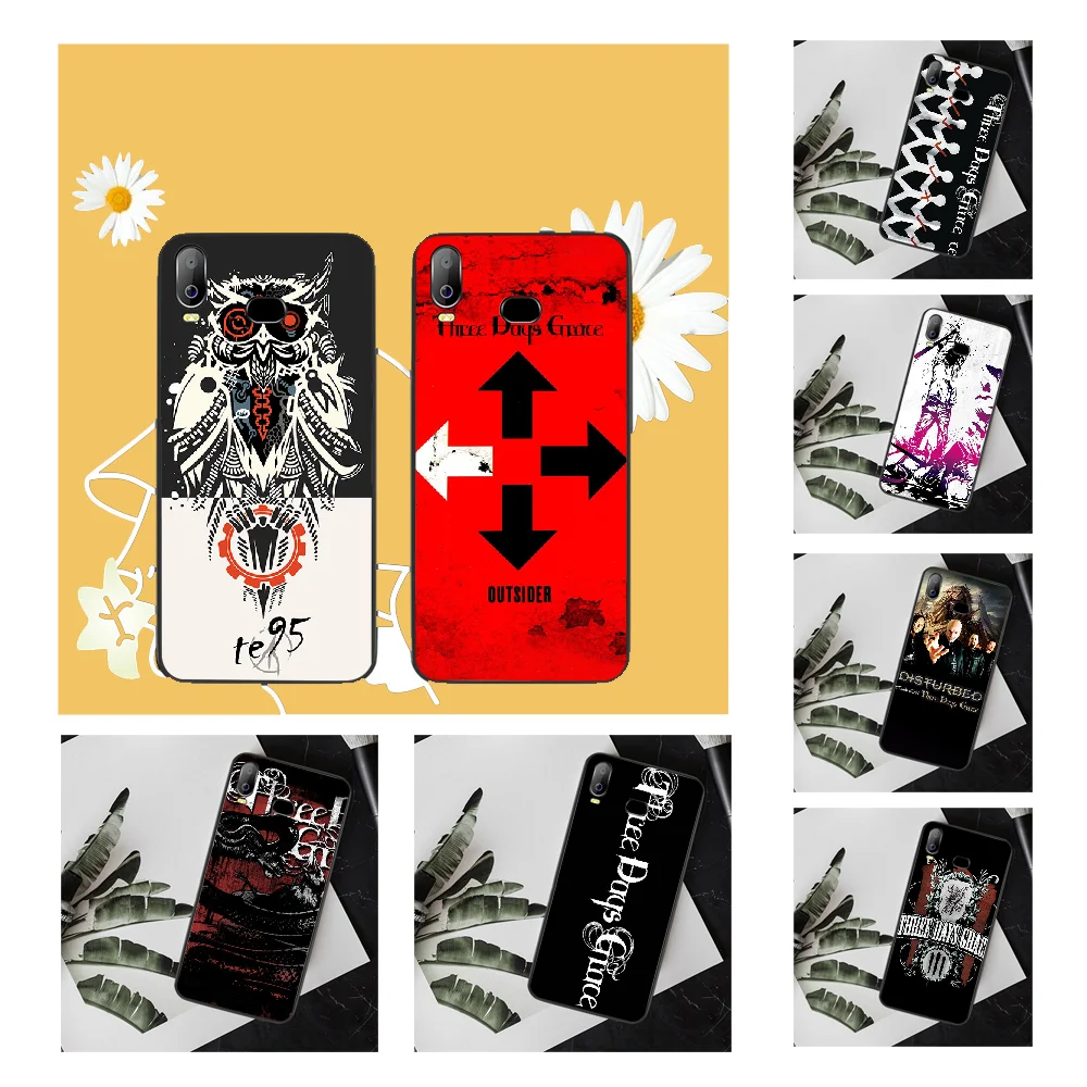 NBDRUICAI Three Days Grace Мягкий силиконовый чехол для задней панели мобильного телефона