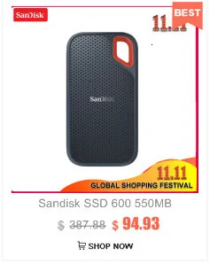 Sandisk SSD 600 550 МБ/с. 250 ГБ 500 1 ТБ 2 ТБ расширительный твердотельный накопитель на жестком диске USB3.1 Интерфейс для ноутбука, настольного компьютера, ПК, игровой компьютер