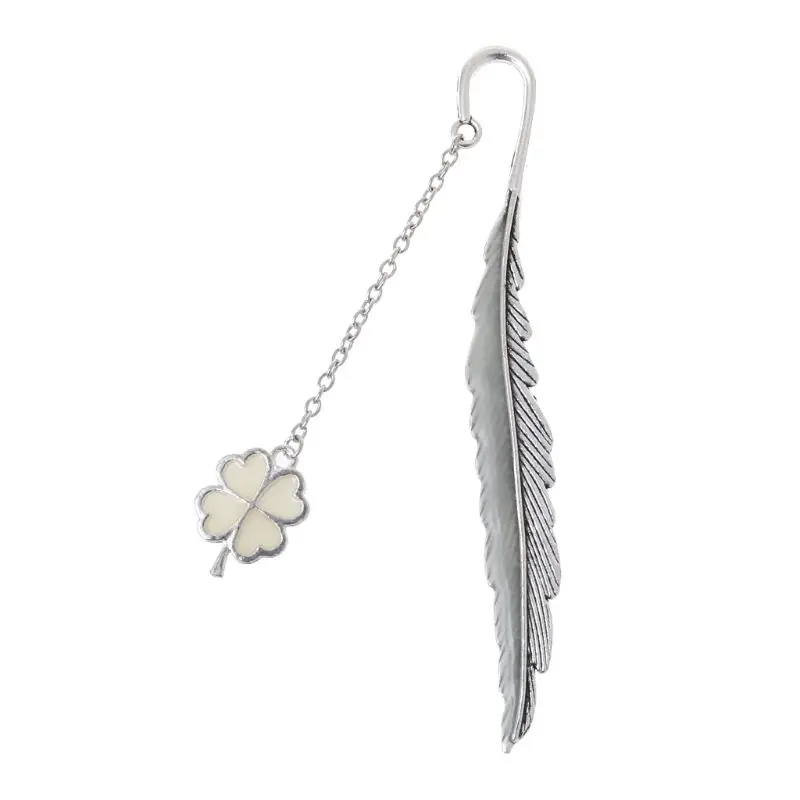 Светится в темноте светящийся книжный маркер креативный перо Дракон наклейка-закладка школьные канцелярские принадлежности M17F