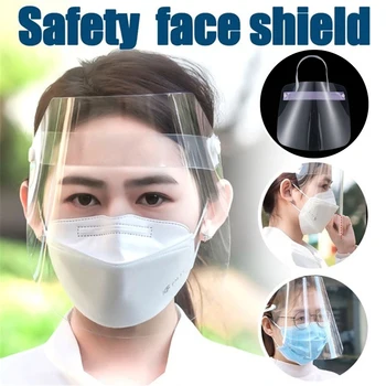 

Full Faces Mask Work Protective Anti Splash Anti-fog Safety Clear Grinding Face Shield Screen Mask Visor Eye Protection Headband