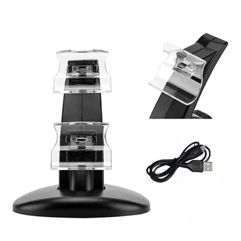 

Controller Charging Stand For Xbox One Wireless Controller with LED Light Dual USB Charger Dock Station For Xbox One Gamepad