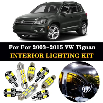 

Perfect 100% White Error Free interior LED bulb reading map dome roof light Kit For 2003-2015 VW For Tiguan For Touareg 7L 7P