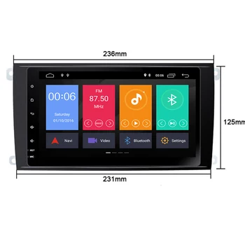 

9"Autoradio 2 Din Android 10 Car mutlimedia DVD For Porsche Cayenne GTS 2003-2009 2010 GPS Navigation stereo Head unit Audio CD