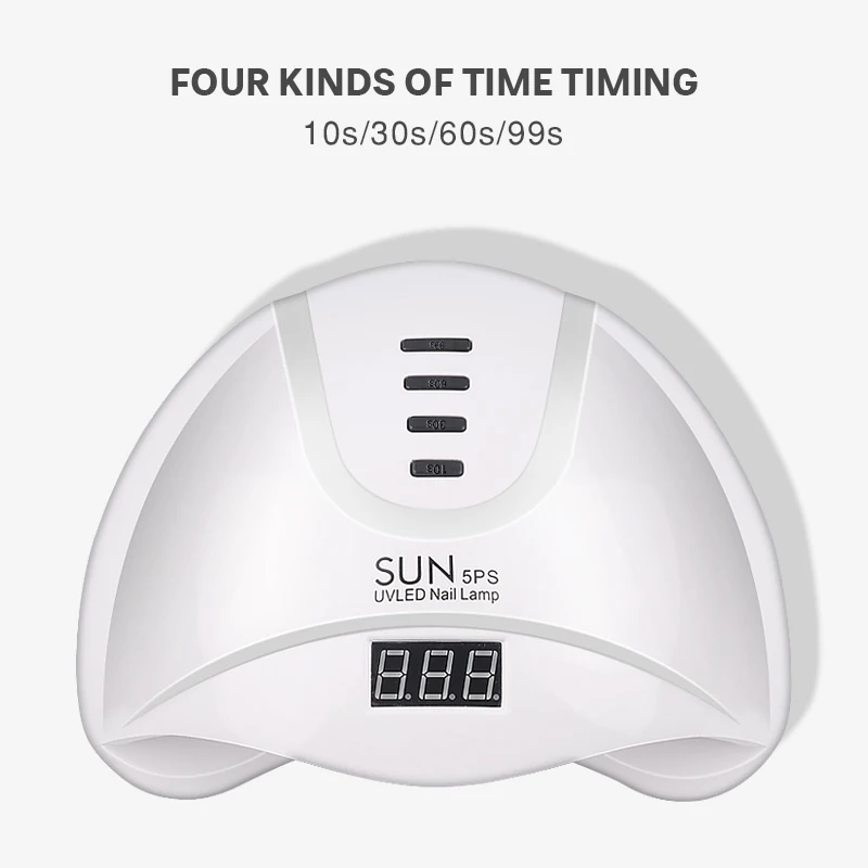 

52W UV LED Lamp for Nails Powerful Professional Lamp for Gel Polish Drying Lamp for Nails Dryer 24 LEDs Lamp for Manicure