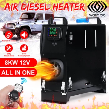 

8000W 12V All in one Diesel Air Heater Digital LCD Monitor Car Air Conditioner Car Heater Defrost +Remote Control for Car Bus
