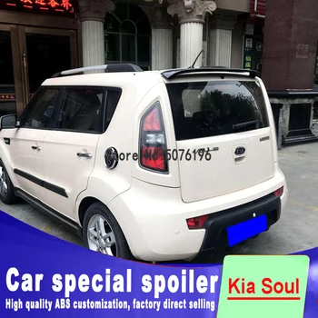 

For Kia Soul 2014 to 2018 Spoiler High quality ABS material Primer or any color Rear wing Car beautification roof spoiler