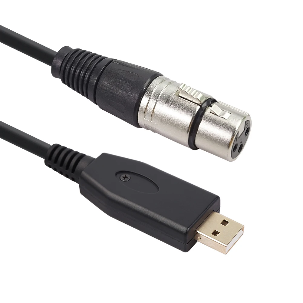 2m 3M USB кабель микрофонный для микрофона караоке мужчина к XLR Сделано в Китае