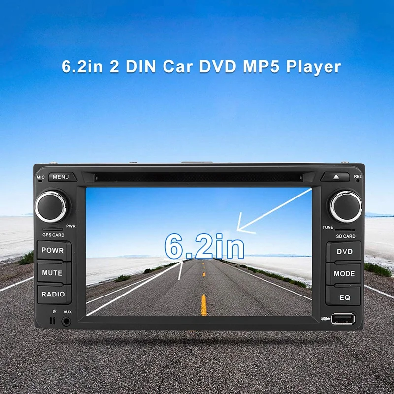Автомобильный MP5 плеер DVD Авторадио FM радио для Toyota Corolla универсальный gps навигация радио