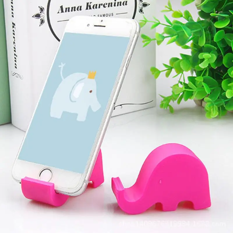 Tanie Lazy Phone Holder Elephant Stand Bracket Accessories Desk Elephant Cell Phone Stand