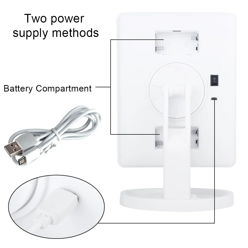 16-22-Magnifying-Makeup-Mirror-with-LED-Light-Vanity-Mirror-Flexible-Cosmetics-lighted-Make-Up-Mirrors (3)