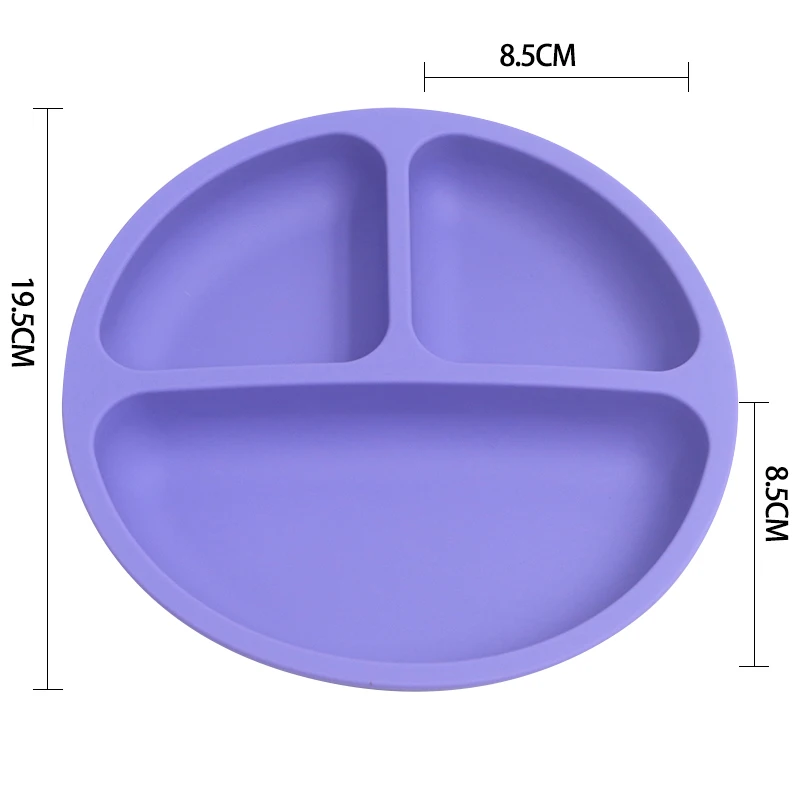 Детская силиконовая обеденная тарелка, посуда для обеда, посуда для кухни, фруктовая улыбка, тарелки, тарелки для обеда, Детские миски для кормления