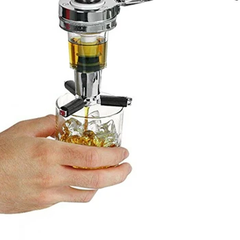 

Bottle Stand Wall Mounted Dispenser Drinks Wine Spirits Steel Bar Optics Party Liquor Dispenser Bar Accessories
