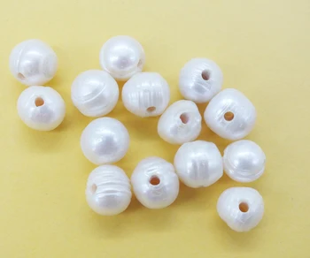 

wholesale 500pcs/lot Natural Freshwater Potato Pearls Beads A Grade ,White color, 9-10mm, Great for Jewelry Making ,Loose beads
