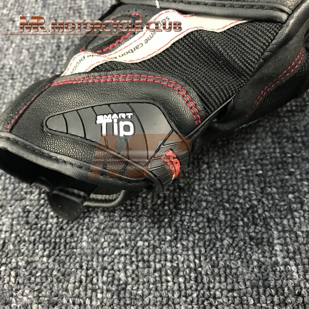 Guantes de moto de fibra de carbono GK-160 para monstar contra Lucha Libre Guantes de caballero