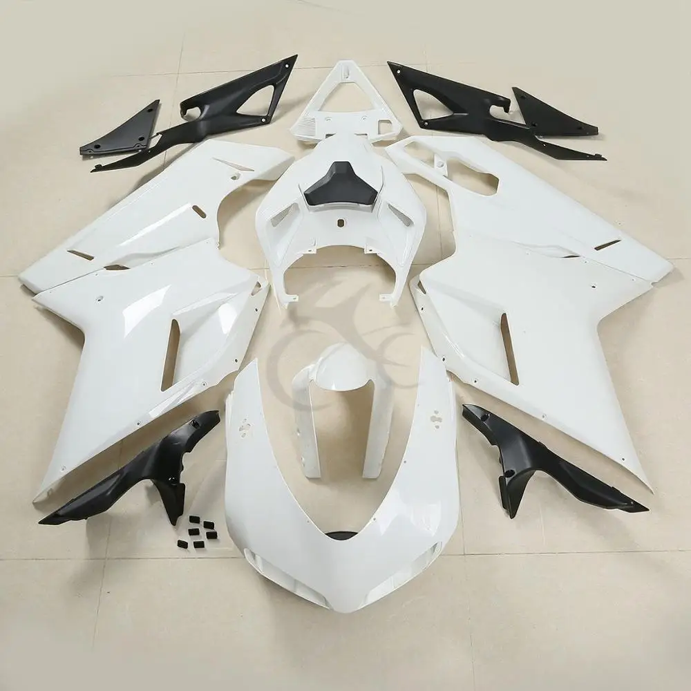 

Motorcycle Fairing Bodywork Kit For Ducati 848 1098 1198 2007-2012 2011 2010 Unpainted Injection