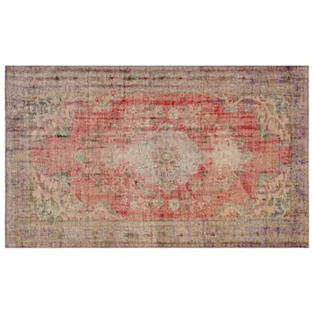 

Handmade Natural Vintage Turkish Area Rug 172x283 Cm-5'8''X9'3''