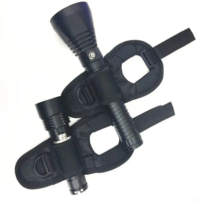 

Diving LED Flashlight Torch Holder Arm Mount Wrist Strap Lighting Accessories T3LD
