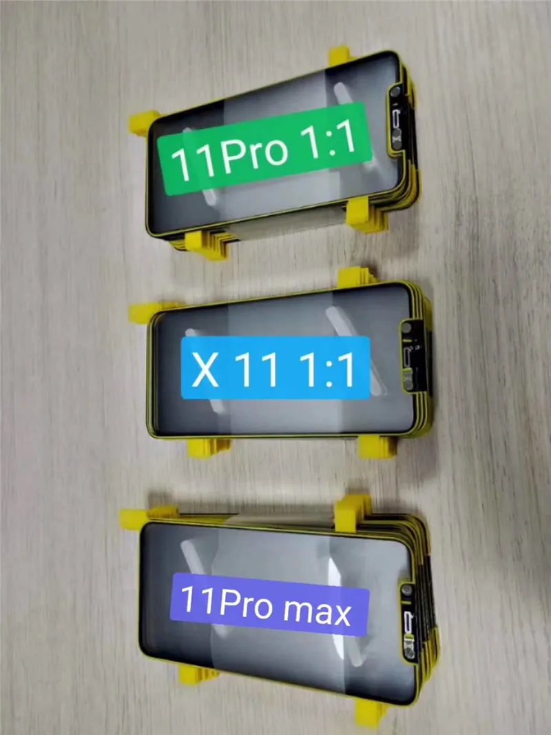 2 шт./лот 1:1 качество AAA для iPhone X XR XS Max 11 11Pro 11Promax передний экран внешнее стекло Замена объектива