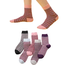 Новые Модные цветные женские зимние теплые носки, красивые женские носки в стиле ретро на год, шерстяные жаккардовые теплые носки в стиле Харадзюку для женщин