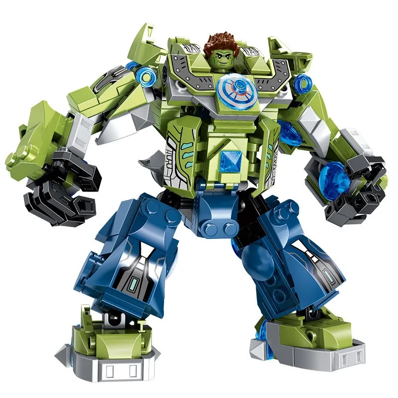 

2020 New Super Heros Movie Green Giant Mecha Bricks Compatible With Lepining Superheroes Building Blocks Toys For Children