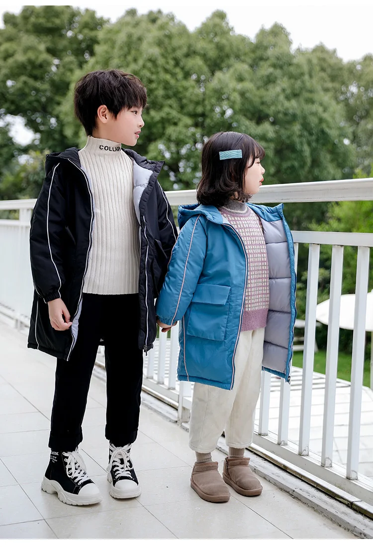 4-12y Winter Kids clothes cotton-padded jackets warm thick outerwears boys and girls coats jacket children clothing