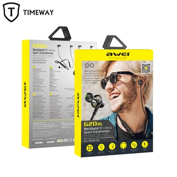 

AWEI G20BL Bluetooth Earphone Headphone Stereo Hifi Music Neckband Hands-free Call Sports Earbud