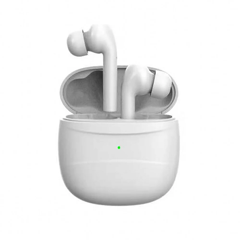 J3 TWS bluetooth 5,0 Беспроводные наушники с шумоподавлением гарнитура с сенсорным управлением стерео аудио водонепроницаемый двусторонний звонок - Цвет: Белый