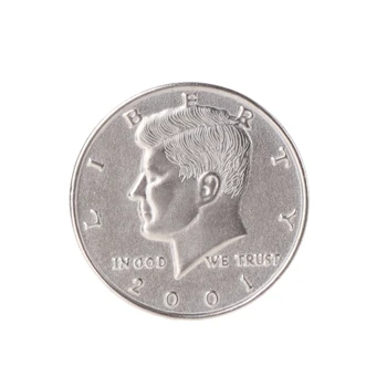 

Coins Become Bigger Illusion Magic Props Coin Shell Half A Coin Magic Toy 72XC