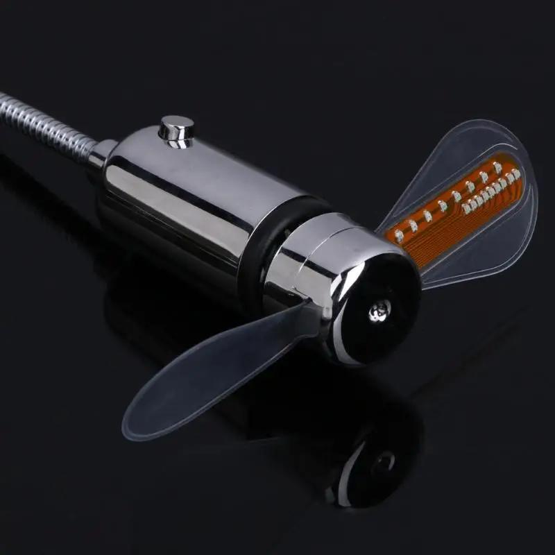 USB мини-вентилятор с гибкими часами и светодиодный светильник