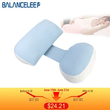 

BALANCELEEP Natural Latex Pregnancy Pillow Female Lumbar Support Cushion Waist Pad Spine Orthopedic Pillow for Pregnant Women