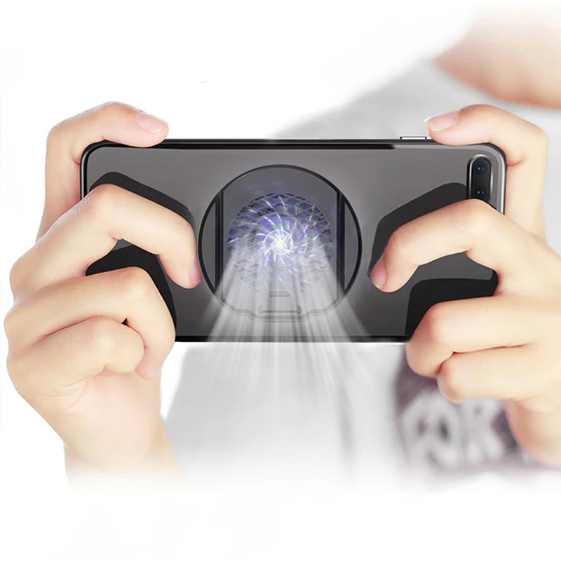 Hot Gaming Mobile Phone Cooler Holder Mute Gamepad Shooter Radiator Heat Sink Stand Portable Game Cooling Fan Pad | Мобильные