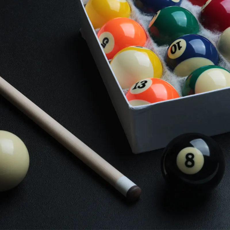 52mm Diameter Billiards Pool Balls Complete Set 16pcs High Quality Resin Ball Billliard Accessories For Billiard House or Bar