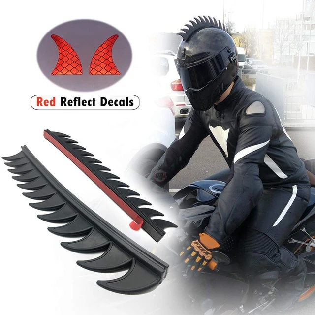 Reflective Motorcycle Helmet Mohawk 