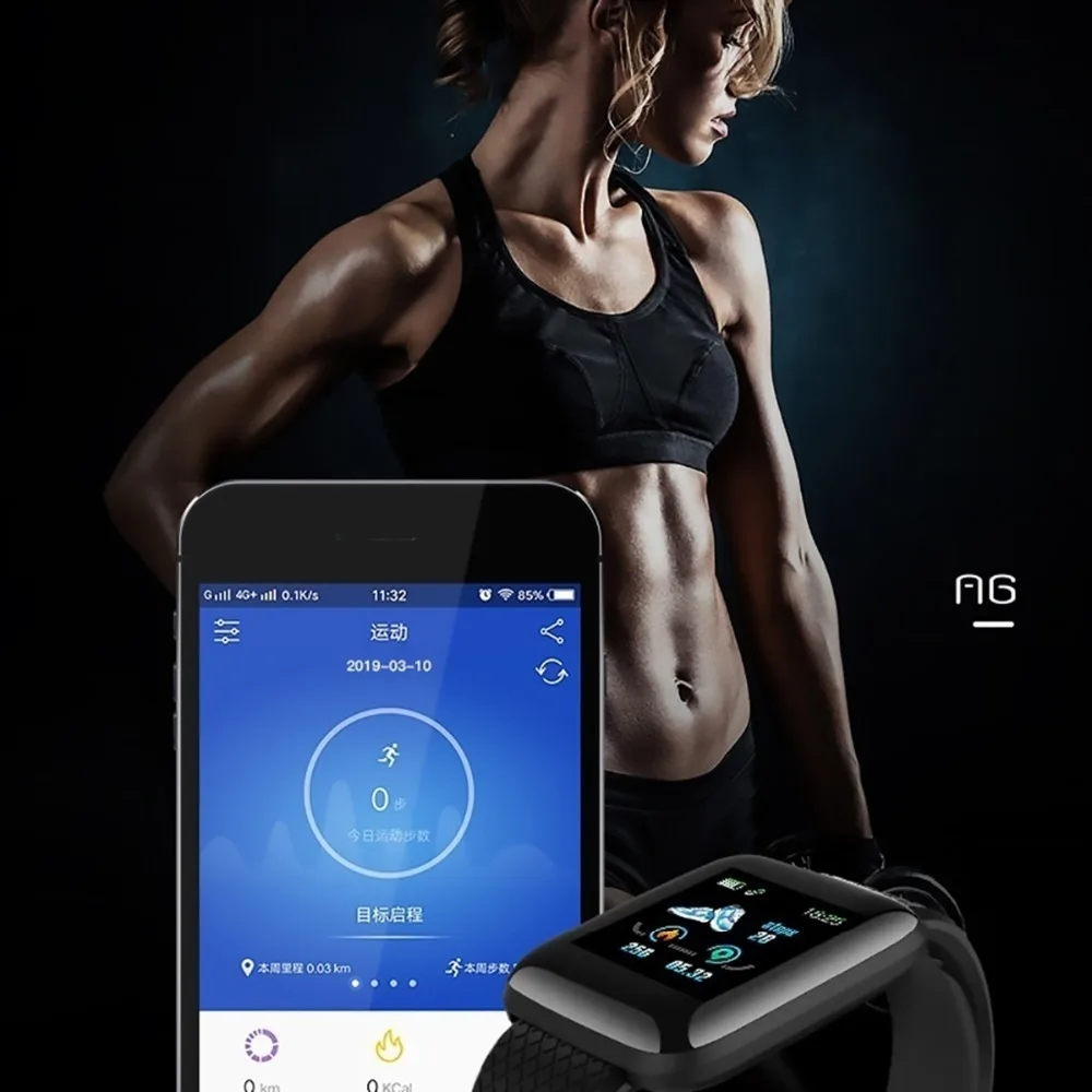 Bluetooth Смарт-часы спортивные USB перезаряжаемые пульсометр кислородный монитор давления сна наручные часы артериального давления носимые устройства