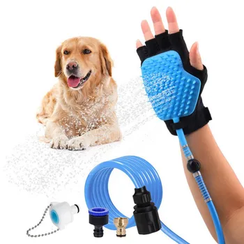 

Silicone Brush Shower Sprayer And Scrubber Pet Bathing Tool Pet Supplies For Dog Grooming Bathing Kit Pet Shower Sprayer For Mas