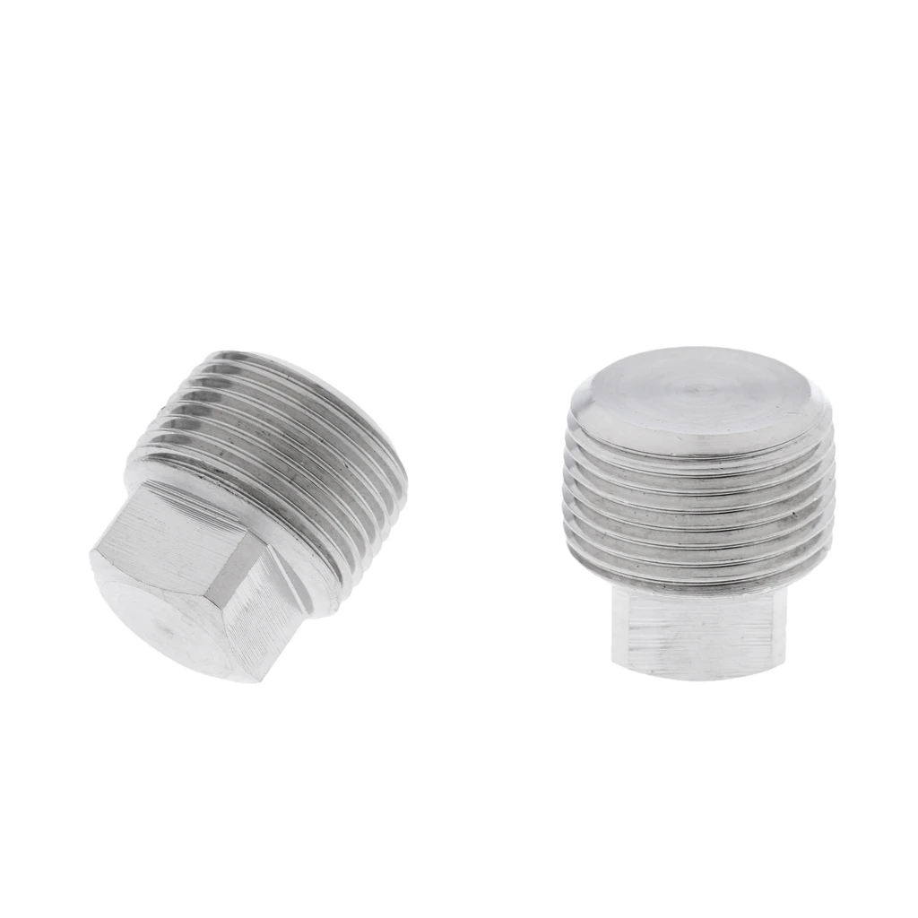 2xStainless Steel Garboard Drain Replacement Plug for Boats Marine 1/2 inch