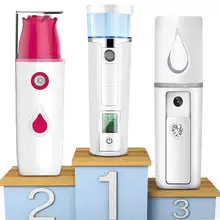 Нано распылитель тумана небулайзер для лица увлажнение парохода Инструмент Анализатор по уходу за кожей макияж зеркало лицо спрей устройство Прямая поставка