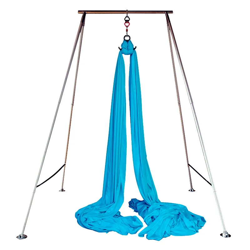 stand and Silks Стойка для занятий фитнесом, аэробикой, йогой на открытом воздухе, бизнес-шоу, гамак, атласная стойка, аэробика для йоги, гамак, стойка для аэробики, йоги, такелаж - Цвет: stand and Silks